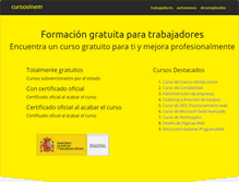 Tablet Screenshot of cursosinem.net